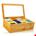  جعبه تی بگ پذیرایی کلارشتاین آلمان Klarstein Teebox Teekasten Bambus 8