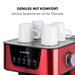 اسپرسو ساز کلارشتاین آلمان Klarstein Arabica Espressomaschine Kunststoff  rot