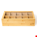  جعبه تی بگ پذیرایی کلارشتاین آلمان Klarstein Teebox Teekasten Bambus 10