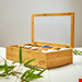  جعبه تی بگ پذیرایی کلارشتاین آلمان Klarstein Teebox Teekasten Bambus 10