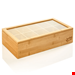  جعبه تی بگ پذیرایی کلارشتاین آلمان Klarstein Teebox Teekasten Bambus 10
