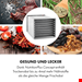  خشک کن میوه کلارشتاین آلمان Klarstein Fruit Jerky Steel 6 Dörrautomat Silber 68 C 630 watt 8 Etagen