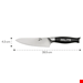 چاقو آشپزخانه 28.5 سانتیمتری کلارشتاین آلمان Klarstein Comfort Pro Serie 6 Chefmesser Messer Schwarz 