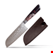  چاقو آشپزخانه 31.4 سانتیمتری زلیت آلمان Zelite Infinity by Klarstein Wave 7 Santokumesser Messer Braun