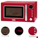  مینی فر کلترونیک آلمان Clatronic MWG 790 2in1 Mikrowelle Retro-Design -700 W- Rot