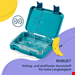  ظرف غذا و اسنک کودک کلارشتاین آلمان Klarstein junior Lunchbox Petrol Sea