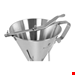 قیف لیکور فوندانت شیرینی پزی 1.8 لیتری رویال کترینگ آلمان Royal Catering Küchenorganizer Set Royal Catering Fülltrichter  1,8 L  Edelstahl  3 Füllspitzen