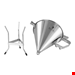 قیف لیکور فوندانت شیرینی پزی 1.8 لیتری رویال کترینگ آلمان Royal Catering Küchenorganizer Set Royal Catering Fülltrichter  1,8 L  Edelstahl  3 Füllspitzen 