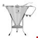 قیف لیکور فوندانت شیرینی پزی 1.8 لیتری رویال کترینگ آلمان Royal Catering Küchenorganizer Set Royal Catering Fülltrichter  1,8 L  Edelstahl  3 Füllspitzen