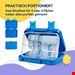  ظرف غذا و اسنک کودک کلارشتاین آلمان Klarstein junior Lunchbox Blue Giraffe