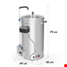  دستگاه تقطیر گلاب گیر عرق گیر 40/45 لیتری کلارشتاین آلمان Klarstein Brauheld Pro Maischekessel Silber 45