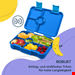  ظرف غذا و اسنک کودک کلارشتاین آلمان Klarstein schmatzfatz by Lite Lunchbox 6 Blau