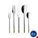  سرویس قاشق چنگال 30 پارچه ویلروی اند باخ آلمان Villeroy & Boch Ella Besteckset teilvergoldet 30-teilig