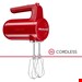  همزن برقی کیچن اید آمریکا KitchenAid KABELLOSES HANDRÜHRGERÄT 5KHMB732/rot