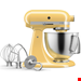  غذا ساز همه کاره کیچن اید آمریکا  KitchenAid KÜCHENMASCHINE KIPPBARER MOTORKOPF 4,7L – ARTISAN BY YOU 5KSM193AD-Pastellgelb