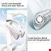  پنکه شارژی گردنی یوک تک YOCKTECH Turboventilator Mini Ventilator-Tragbarer Halsventilator/Rosa