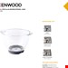 ظروف شیشه ای غذا ساز کنوود انگلستان KENWOOD Küchenmaschinenschüssel
