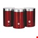  ست قوطی آشپزخانه برلینگر هاوس مجارستان Berlinger Haus 3 Piece Kitchen Canister Set BH/1343 Burgundy Collection