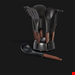  ست کفگیر ملاقه 7 پارچه برلینگر هاوس مجارستان  Berlinger Haus Cooking Utensils BH/6229 Ebony Rosewood Collection