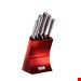  ست چاقو آشپزخانه 6 پارچه برلینگر هاوس مجارستان BERLINGER HAUS KNIFE SET WITH STAND  BH/2450 BURGUNDY LINE