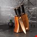  ست چاقو آشپزخانه پایه بامبو برلینگر هاوس مجارستان  BERLINGER HAUS KNIFE SET / BAMBOO STAND BH/2479 BLACK ROSE COLLECTION