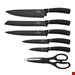  ست چاقو آشپزخانه برلینگر هاوس مجارستان  BERLINGER HAUS KITCHEN KNIFE SET BH-2481 BLACK ROSE COLLECTION