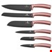  ست چاقو آشپزخانه 6 پارچه برلینگر هاوس مجارستان  BERLINGER HAUS 6-PIECE KNIFE SET BH-2513 I-ROSE COLLECTION