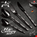  سرویس قاشق چنگال 24 پارچه برلینگر هاوس مجارستان  Berlinger Haus Cutlery Set of 24 Pieces BH/2622 Mirror Black
