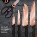  ست چاقو آشپزخانه 5 پارچه برلینگر هاوس مجارستان BERLINGER HAUS 5-PIECE KNIFE SET BH-2652 BLACK- ROSE GOLD
