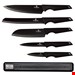  ست چاقو آشپزخانه 6 پارچه برلینگر هاوس مجارستان  BERLINGER HAUS 6-PIECE KNIFE SET BH-2682 BLACK