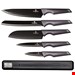  ست چاقو آشپزخانه 6 پارچه برلینگر هاوس مجارستان  BERLINGER HAUS 6-PIECE KNIFE SET BH-2701 CARBON PRO