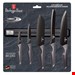  ست چاقو آشپزخانه 6 پارچه برلینگر هاوس مجارستان  BERLINGER HAUS 6-PIECE KNIFE SET BH-2701 CARBON PRO