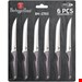 ست چاقو استیک آشپزخانه 6 پارچه برلینگر هاوس مجارستان  BERLINGER HAUS 6-PIECE STEAK KNIFE SET BH-2783 CARBON PRO COLLECTION