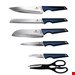  ست چاقو آشپزخانه 7 پارچه برلینگر هاوس مجارستان  BERLINGER HAUS KITCHEN KNIFE SET BH 2791 AQUAMARINE