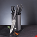 ست چاقو آشپزخانه 7 پارچه برلینگر هاوس مجارستان BERLINGER HAUS KITCHEN KNIFE SET BH 2792 CARBON PRO
