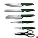  ست چاقو آشپزخانه 7 پارچه برلینگر هاوس مجارستان BERLINGER HAUS KITCHEN KNIFE SET  BH 2794 EMERALD COLLECTION