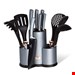  ست چاقو آشپزخانه 12 پارچه با کفیر ملاقه برلینگر هاوس مجارستان BERLINGER HAUS KNIFE / UTENSILS SET  BH/6251 MOONLIGHT COLLECTION