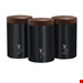  ست قوطی آشپزخانه برلینگر هاوس مجارستان Berlinger Haus Kitchen Canister Set  BH/6454 Ebony Rosewood Collection