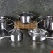  سرویس قابلمه ماهیتابه 10پارچه سوتین برلینگر هاوس مجارستان BerlingerHaus10-PIECE COOKWARE SET BH 6660 SILVER JEWELLERY COLLECTION