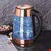  کتری برقی برلینگر هاوس مجارستان BERLINGER HAUS GLASS KETTLE  BH-9129 ROSE GOLD COLLECTION