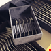  سرویس قاشق چنگال رو کش نقره 12 قطعه با قاب کریستوفل فرانسه Christofle Flatware set for 12 people (48 pieces) Infini Silver plated B00069199