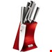  ست چاقو آشپزخانه 6 پارچه برلینگر هاوس مجارستان BERLINGER HAUS KNIFE SET WITH STAND  BH/2450 BURGUNDY LINE
