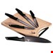  ست چاقو تخته برش بامبو برلینگر هاوس مجارستان  BERLINGER HAUS KNIFE SET / BAMBOO CUTTING BOARD BH-2709 BLACK
