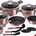  سرویس قابلمه 15 پارچه آی رز برلینگر هاوس مجارستان BerlingerHaus Kochgeschirr-Set 15-teilig I-Rose/‎BH-6045
