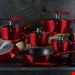  سرویس قابلمه 15 پارچه بورگوندی فلزی برلینگر هاوس مجارستان BerlingerHaus Metallic Burgundy Kochgeschirr-Set 15-teilig