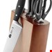  ست چاقو آشپزخانه 7 پارچه بالرینی Ballarini Savuto Nero Messerblock 7-teilig Holz