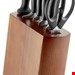  ست چاقو آشپزخانه 7 پارچه بالرینی Ballarini Savuto Nero Messerblock 7-teilig Holz
