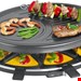  گریل باربیکیو کلترونیک آلمان Clatronic RG 3776 Raclette Grill 1400 Watt for Grilling and Baking