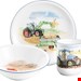 سرویس غذاخوری چینی بچگانه 3 پارچه سلتمن ویدن آلمان Seltmann Weiden Kindergeschirr-Set Compact (3-tlg), Porzellan, Mein Traktor, schlicht und dezent