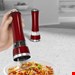 ست آسیاب نمک و فلفل مورفی ریچاردز انگلستان Morphy Richards elektronische Salz- und Pfeffermühle 22 x 6-5 cm rot